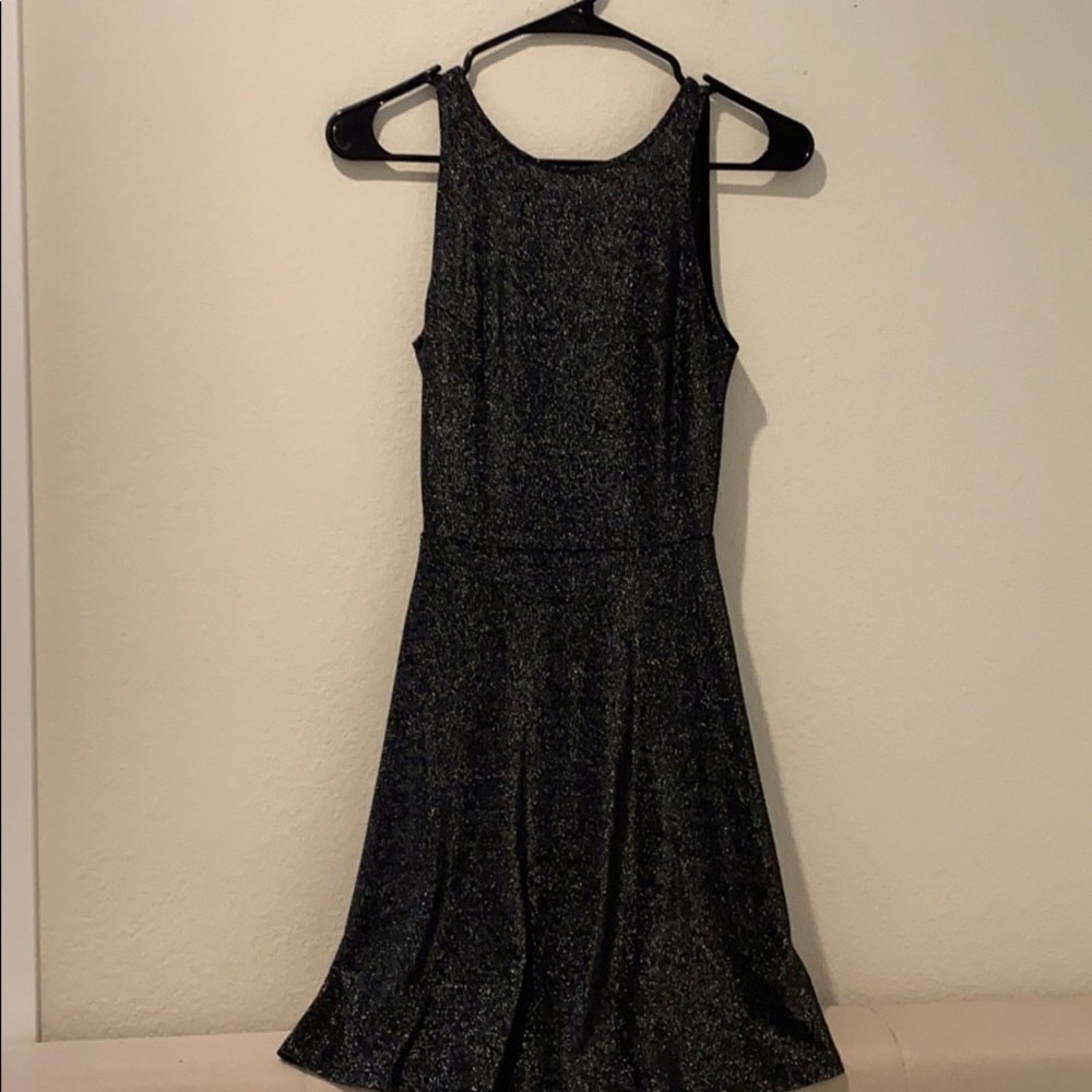Sparkly silver/black dress